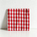 CouldNook Gingham Coaster - Classic Plaid Drink Mat