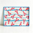 CouldNook Woven Dining Placemat - Mediterranean Coastal Print Mat
