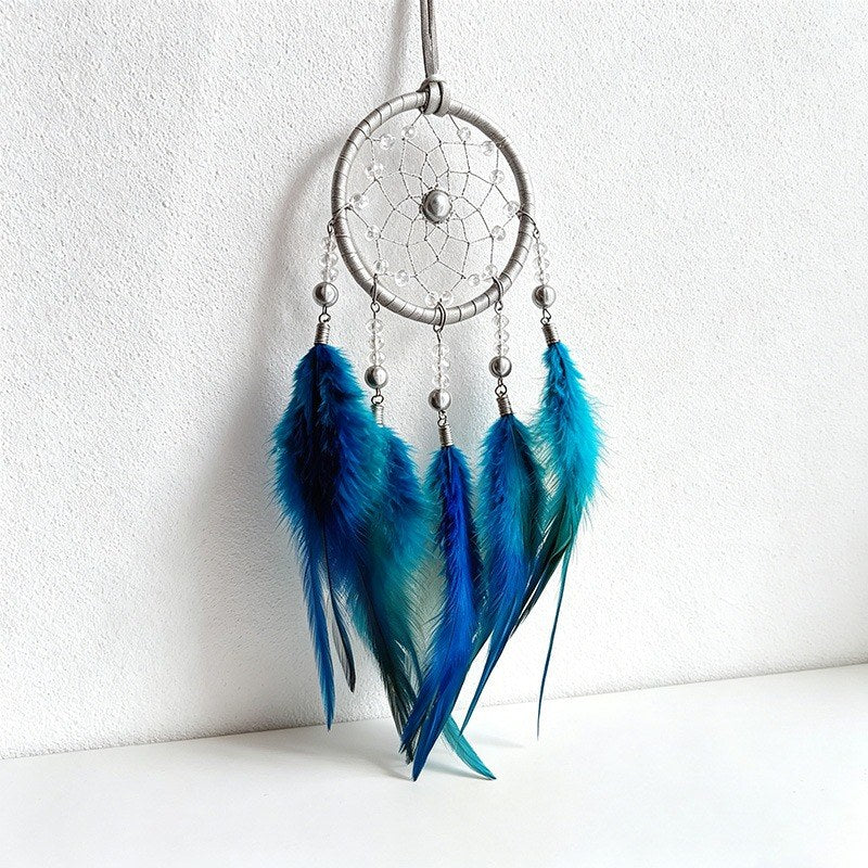 CouldNook Dreamcatcher-Mini Handmade Feather Dream Catcher Car Hanging Ornament
