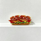 CouldNook 3D Miniature Food Fridge Magnets - Cute Kitchen Decor (Set of 6)