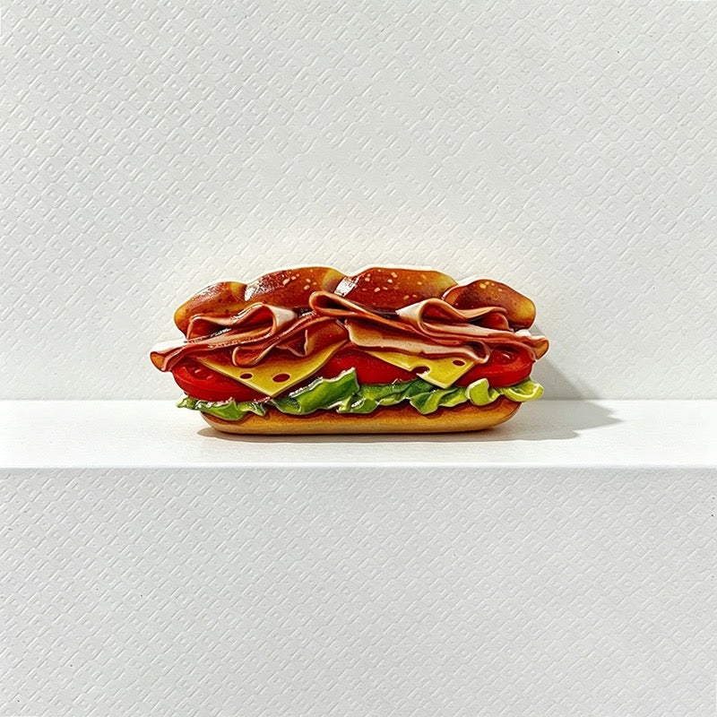CouldNook 3D Miniature Food Fridge Magnets - Cute Kitchen Decor (Set of 6)