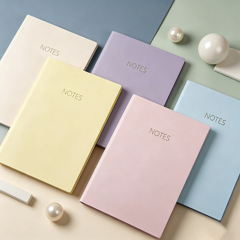 CouldNook Premium A5 Morandi Softcover Notebook - Minimalist Lined Journal