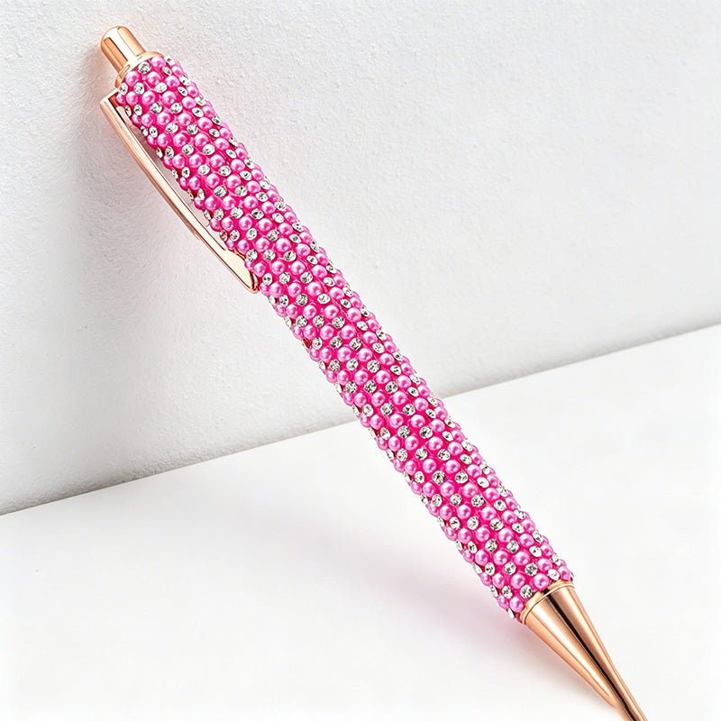 CouldNook Bling Rhinestone Ballpoint Pen - Sparkly Retractable Metal Pen (1.0mm)