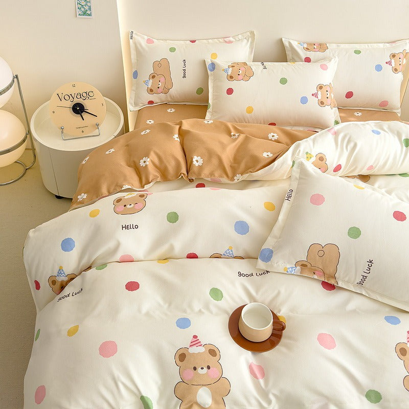 CouldNook Duvet Cover-Floral Print Ultra Soft Skin-Friendly Bedding
