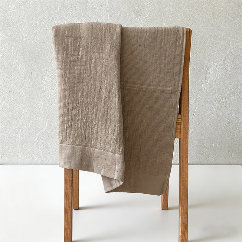 CouldNook Crinkle Muslin Towel - Japanese Style Gauze Bath & Face Towel