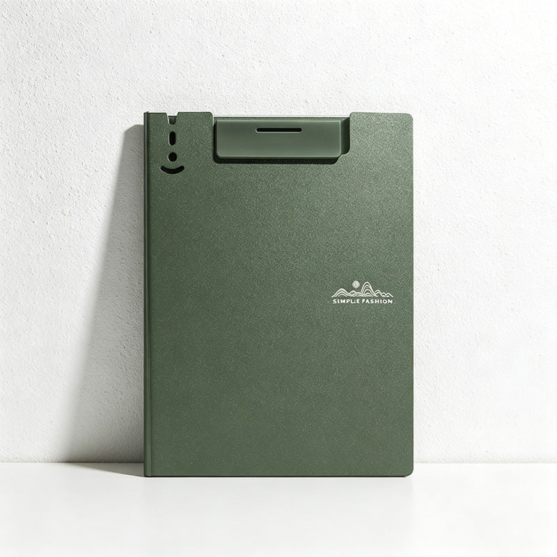 CouldNook Minimalist Matte A4 Clipboard - Premium Monochrome Writing Pad & File Holder