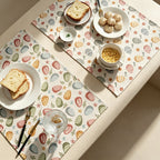 CouldNook Printed Cotton Tea Towel - Festive Easter Egg Dining Napkin