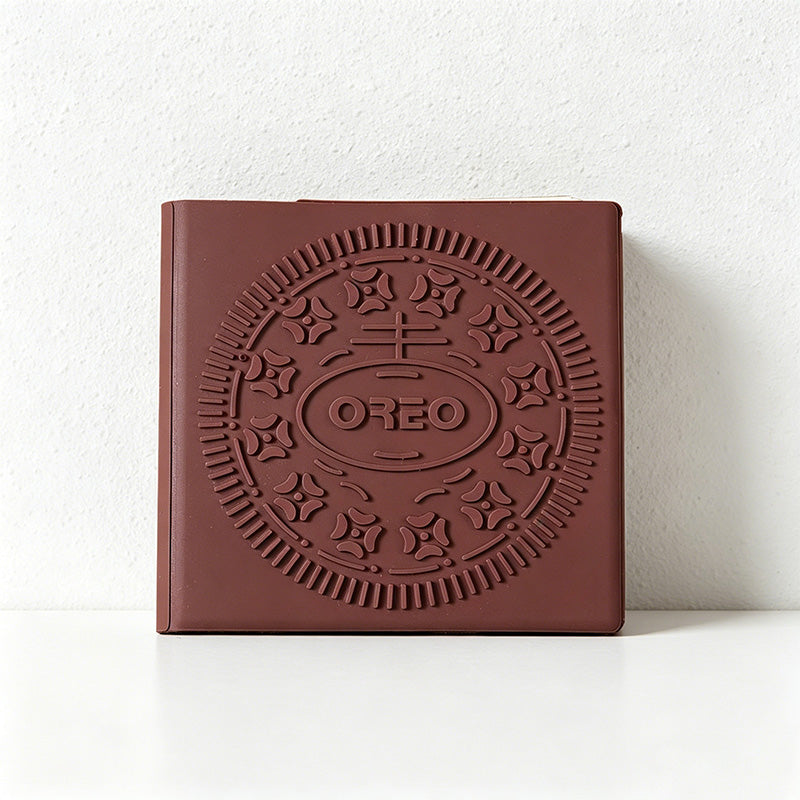 CouldNook Kawaii Scented Biscuit Pocket Notebook - Soft Rubber Memo Pad