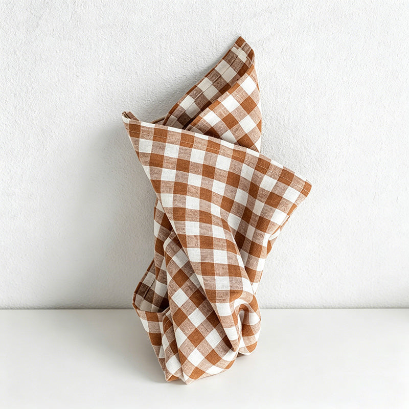 CouldNook 100% Pure Linen Napkin - Premium Rustic Table Cloth