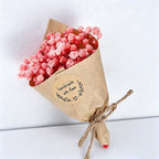 Mini Dried Baby's Breath Flower Bouquet - Preserved Gypsophila Eternal Flower