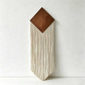 Hand-Woven Tassel Wall Decor - Diamond Wooden Macrame