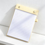 CouldNook Minimalist A5 Clipboard Notepad - Tear-Off Desk Memo Pad (150 Sheets)