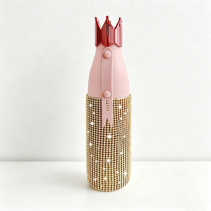 CouldNook Insulated Tumblers-12oz Rhinestone Stainless Steel Vacuum Insulated Crown Tumbler