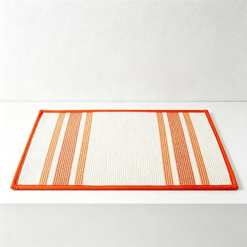 CouldNook Woven Cotton Placemat - Classic French Stripe Dining Mat