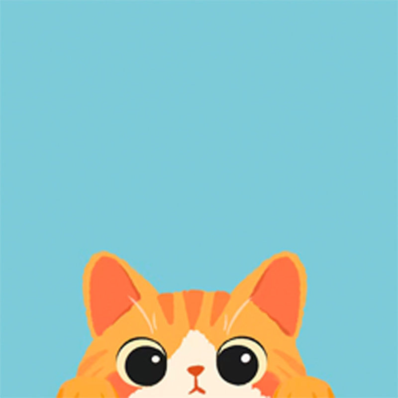 CouldNook Peeking Cat Sticky Notes - Cute Kawaii Desk Memo Pad
