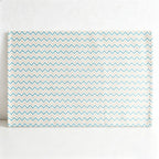 CouldNook Printed Cotton Tea Towel - Nordic Floral & Geometric Dining Napkin