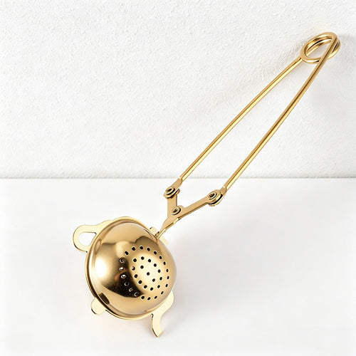 304 Stainless Steel Teapot Shaped Tea Infuser Tea Accessories - Loose Leaf Tea Strainer with Handle