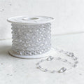 Clear Faceted Diamond Bead Garland Wall Decor - Crystal Style Chain