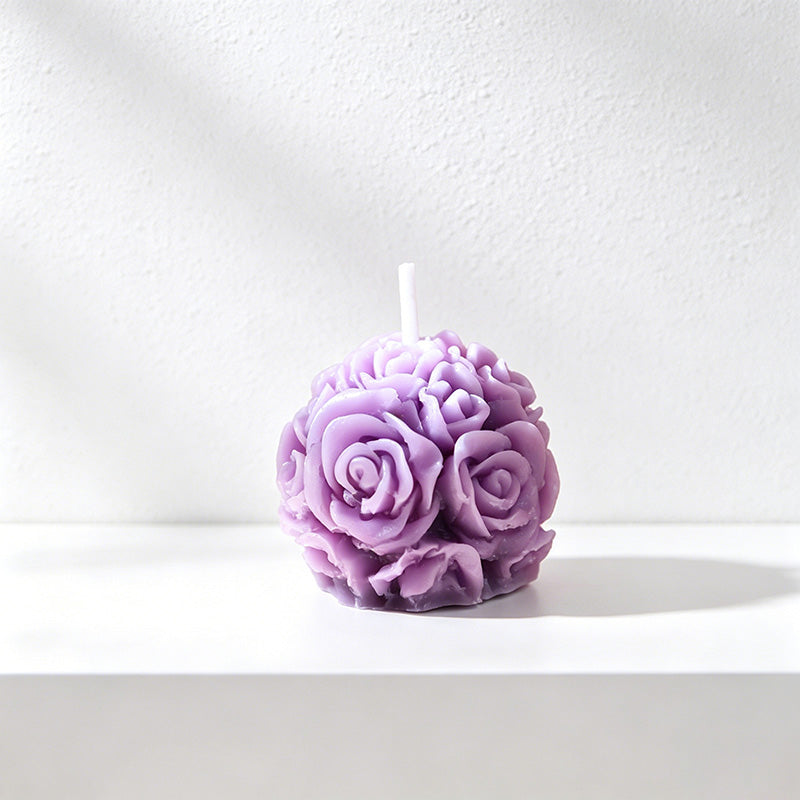 CouldNook Scented Candles - Handmade Sculpted Rose Shaped Candle