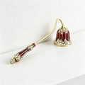 Vintage Rhinestone & Faux Pearl Candle Snuffer, Handheld Enamel Candle Extinguisher